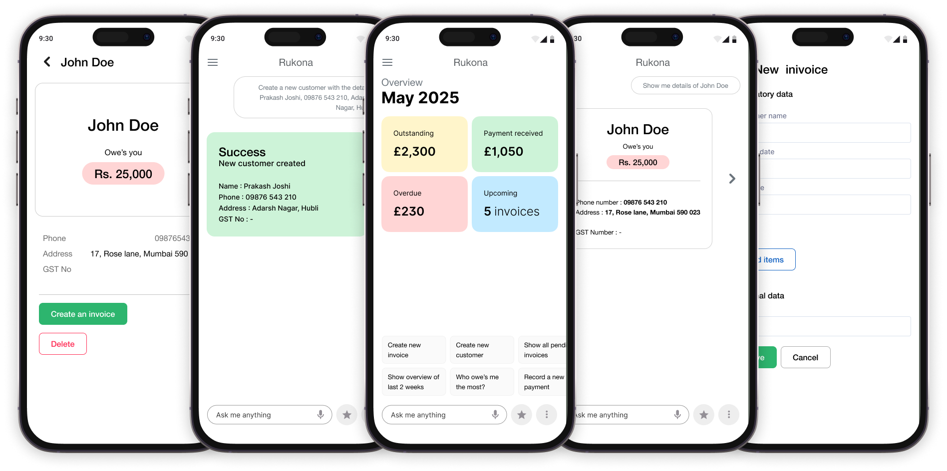 App mockup